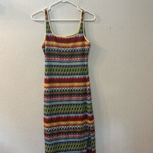 SHEIN Multicolor Striped Maxi Dress